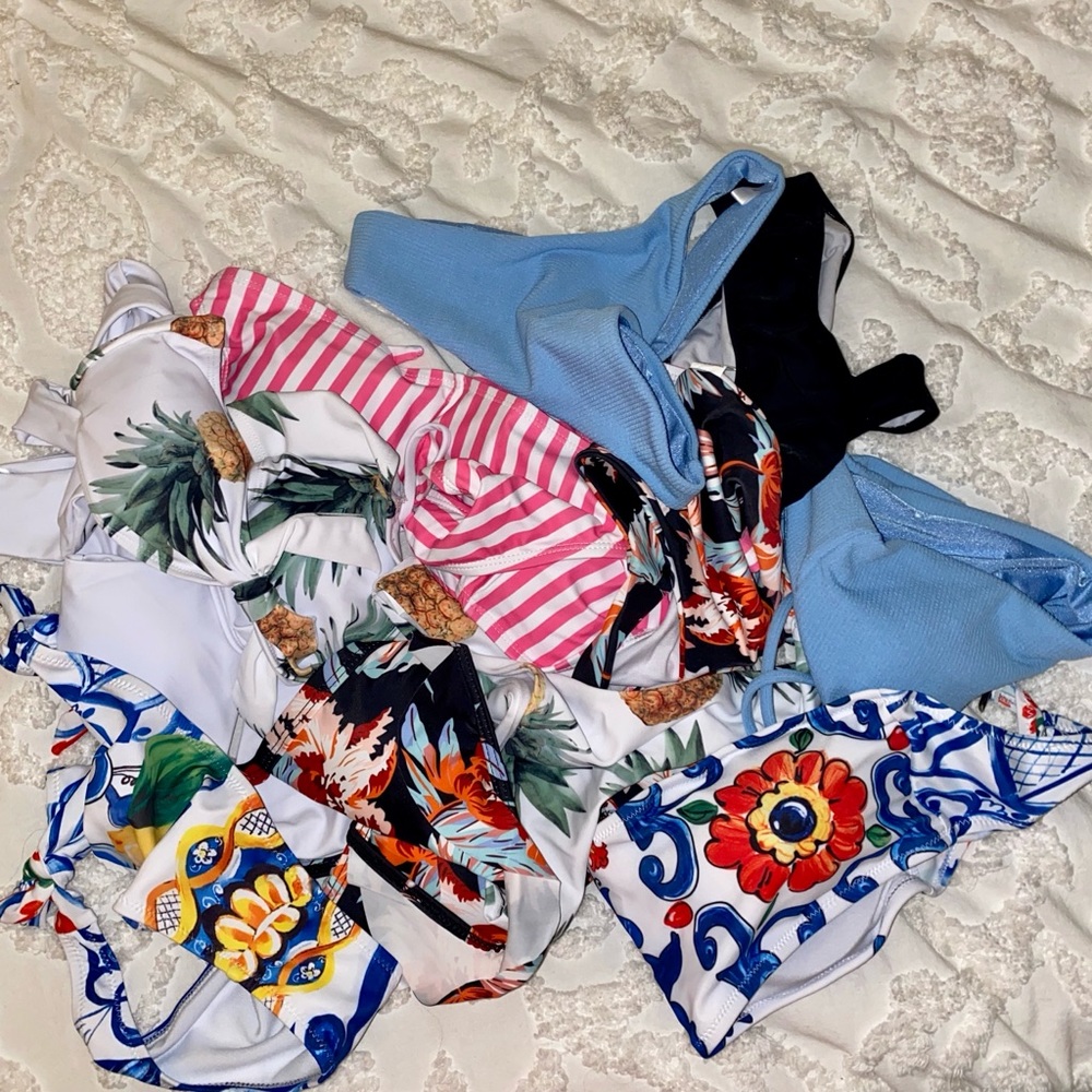 Lot of zaful bikinis (6 sets + 1 bottom)